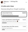2 truths and a lie answerssss: Photo 1 of 1