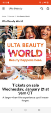 Question about Ulta beauty world: Photo 1 of 1